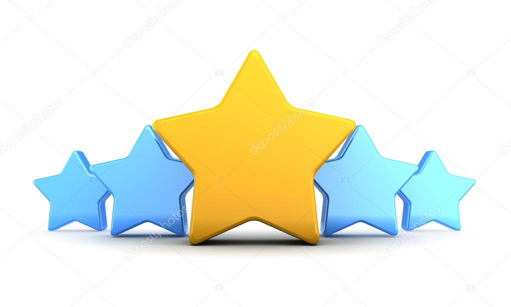 Stars rating symbol