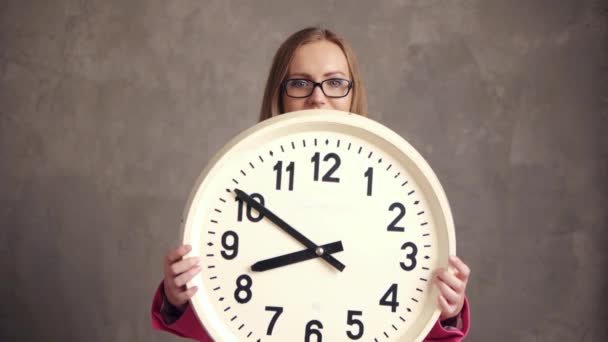 Tijd is geld concept — Stockvideo