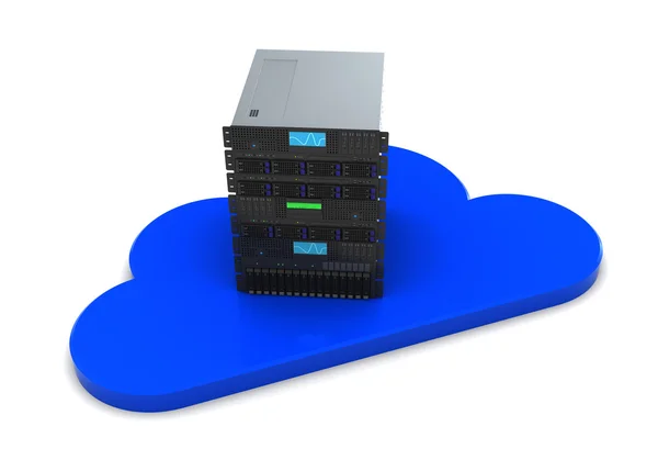 Cloud computing concept — Stock Photo, Image