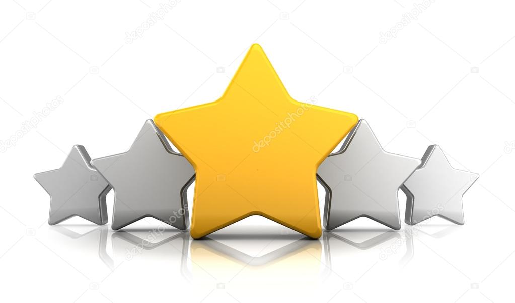 Stars rating symbol