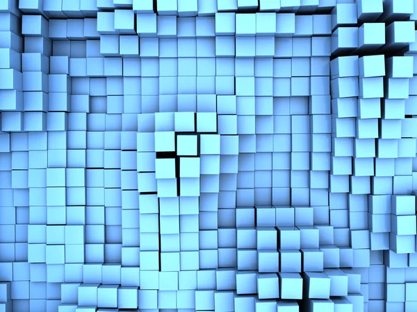 Blue cubes background — Stock Photo, Image