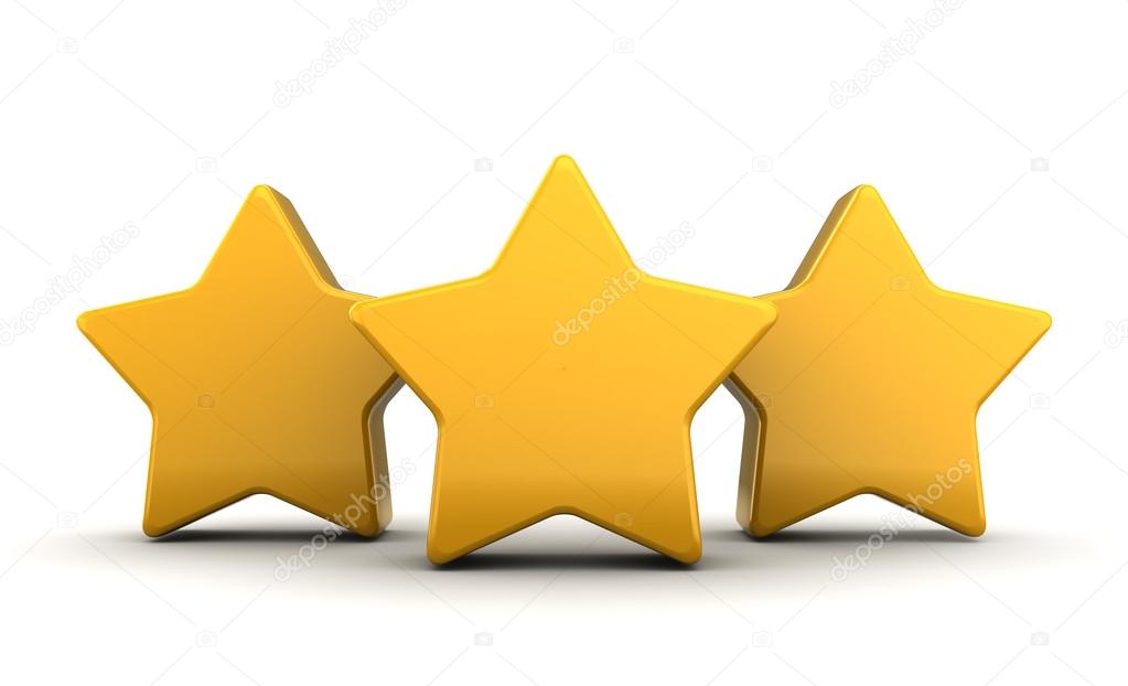 Three yellow stars