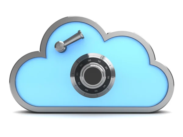 Chráněné cloud skladování — Stock fotografie