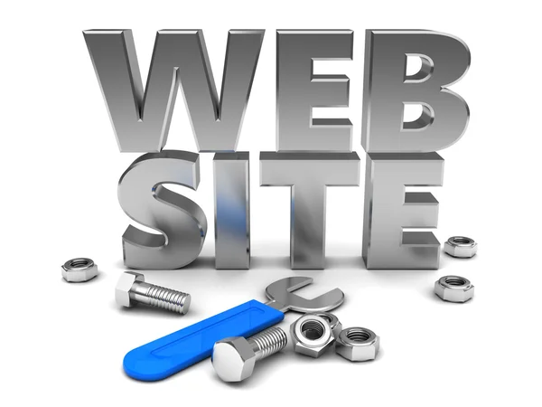 Web site bouw — Stockfoto