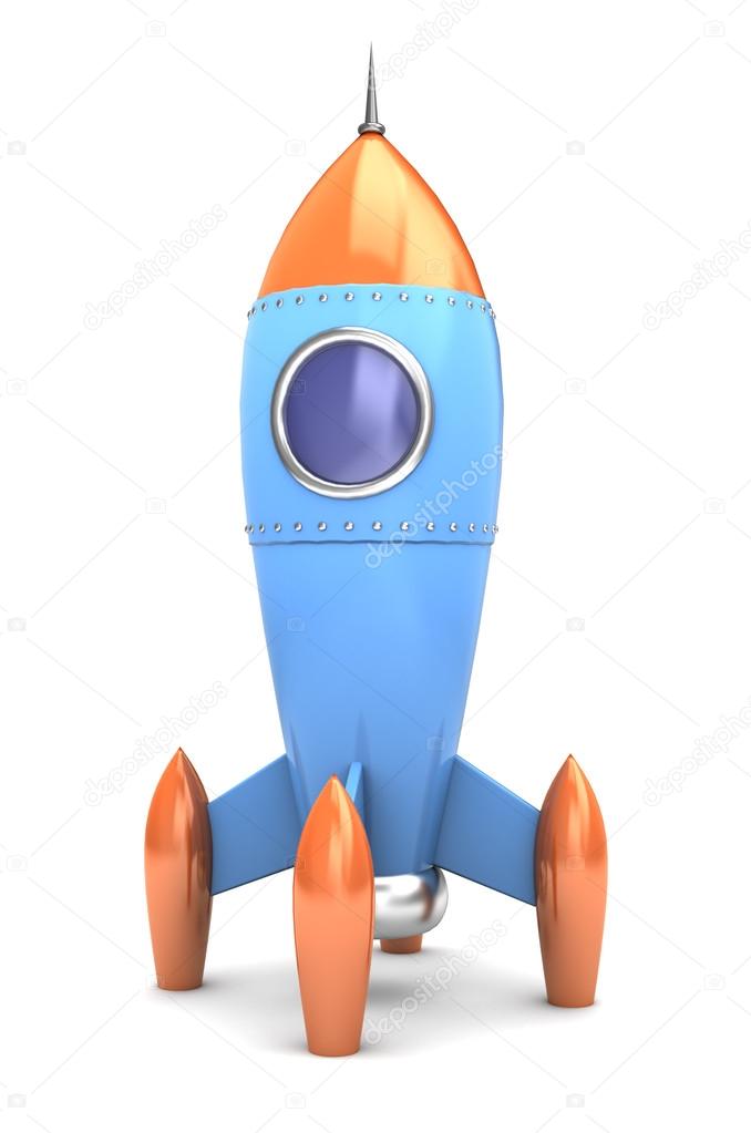 Space rocket illustration