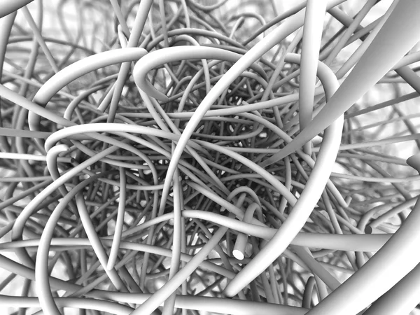 Tyg fibrer mikroskopiska — Stockfoto