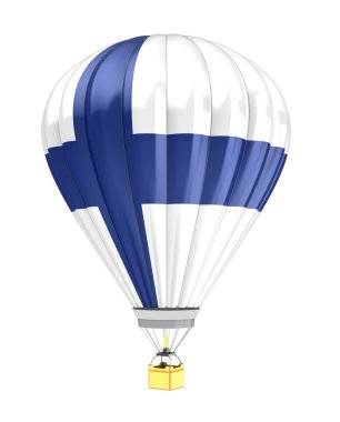 Finlandiya bayrağı balon