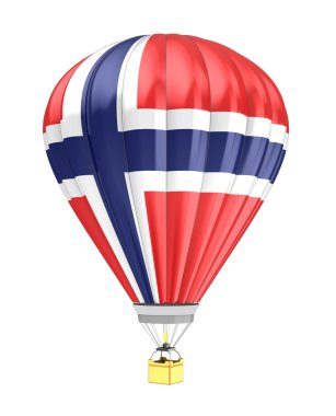 Norveç bayrağı balon