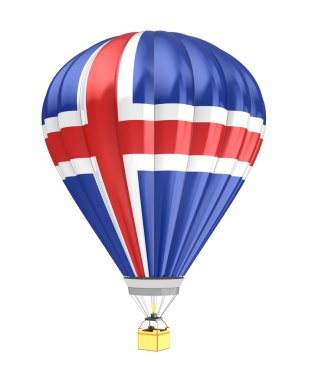 İzlanda bayrağı balon