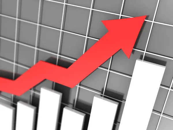 Primer plano gráfico de negocios —  Fotos de Stock