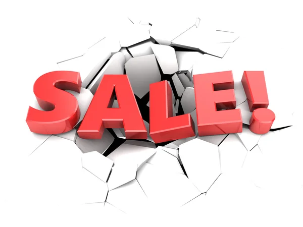 Red sale sign — Stock Photo, Image