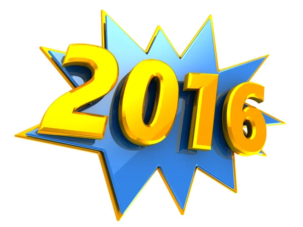 2016 nuevo año signo — Foto de Stock