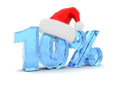 yüzde 20 indirim ve Noel şapka