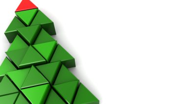 Noel ağacı ve kopya alanı