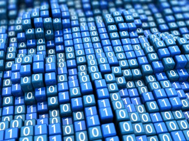 ikili veri küpleri ile arka plan