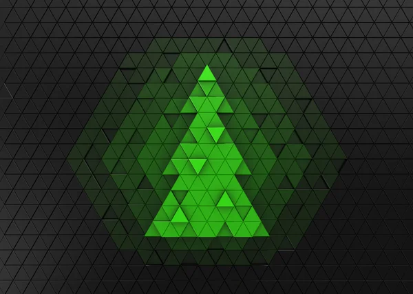 Kerstboom puzzel — Stockfoto