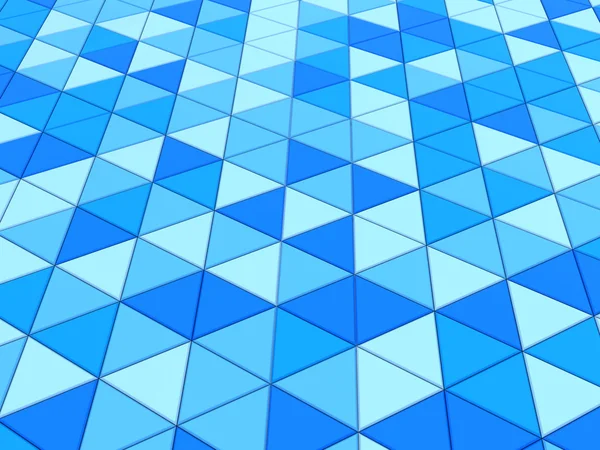 Illustration of blue triangles background — Stock Photo, Image