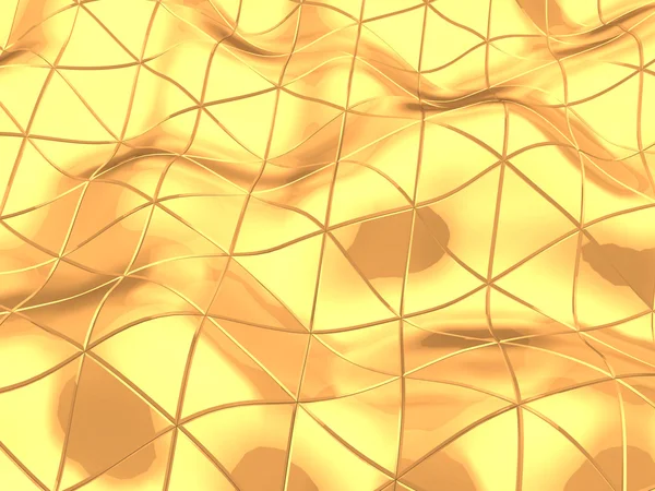 Golden triangles background — Stock Photo, Image