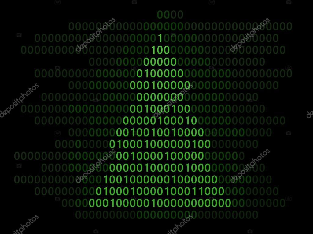 christmas tree made with binary code stock photo christmas tree made with binary code stock photo