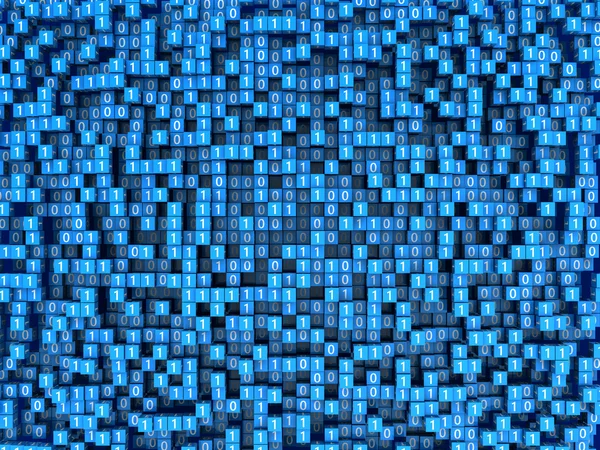 Binary data background — Stock Photo, Image