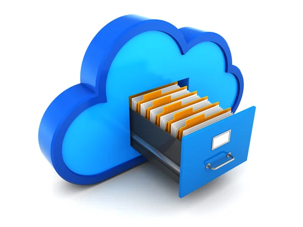 Concetto di cloud storage — Foto Stock