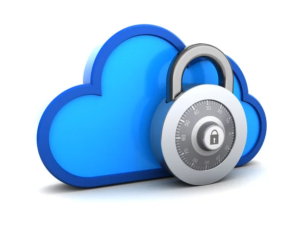 Védett cloud tárolási — Stock Fotó