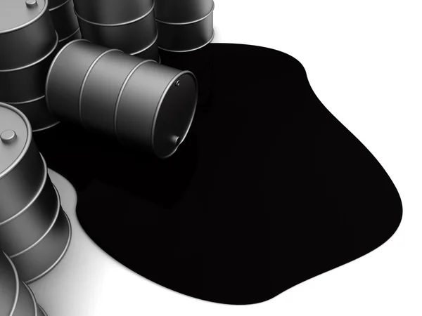 Oljeavfall lagring — Stockfoto