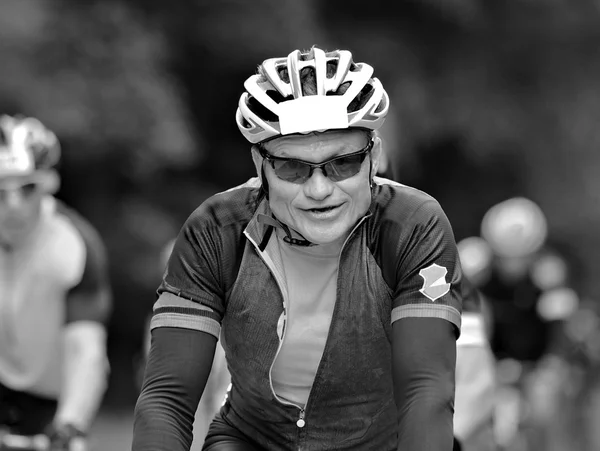 Bicycle Rider During an event — Stock Photo, Image