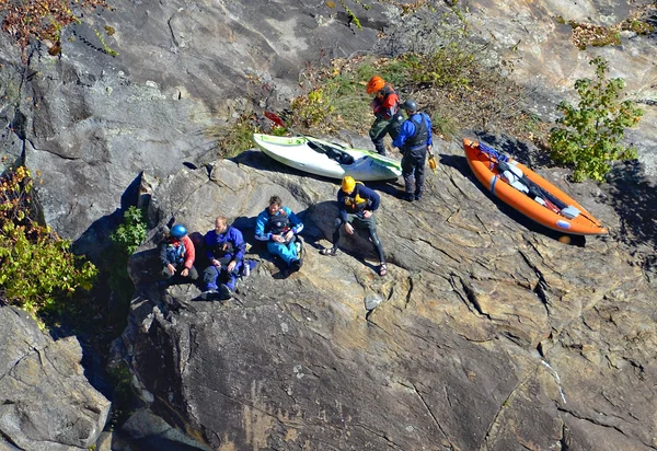 Kayakers en el Gorge — Foto de Stock