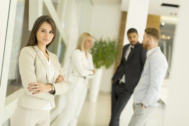 Modern multiratial iş adamları