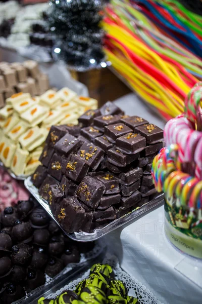 Bonbons colorés au marché — Photo