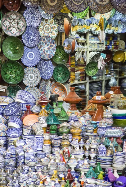 Artesanía marroquí en el mercado — Foto de Stock