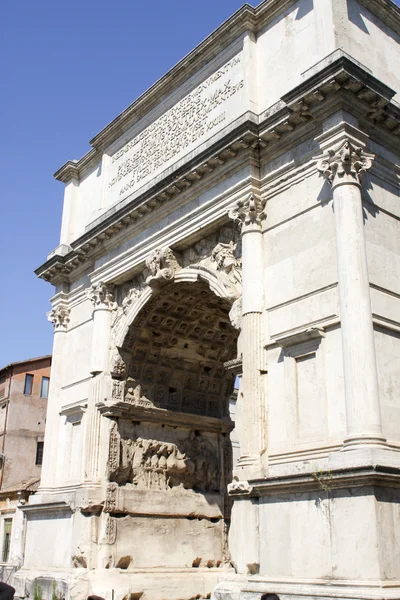 Fórum romano em Roma, itália — Fotografia de Stock