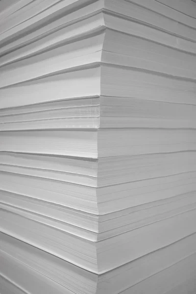 Un mucchio di carta bianca — Foto Stock