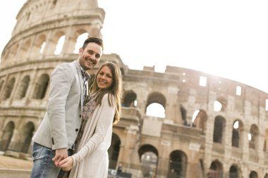 Roma'da mutlu çift