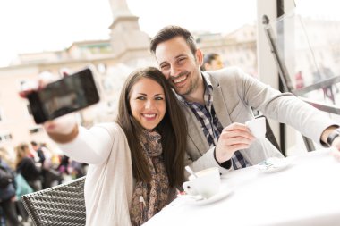 Roma'da mutlu çift