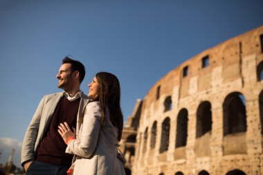 Roma'da mutlu çift