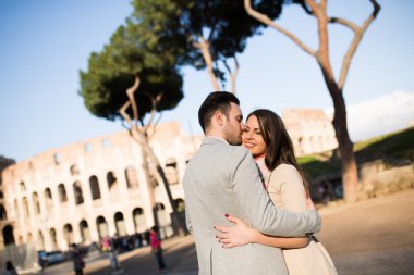 Roma'da mutlu çift