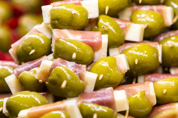 Fromage au jambon et aux olives — Photo
