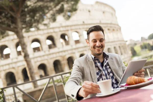 Young man in Rome — Stock Photo, Image