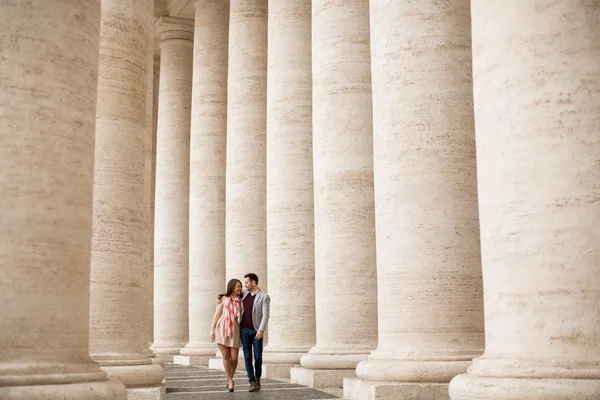 Coppia felice a Roma — Foto Stock