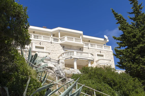 Mediterrane huis weergave Stockfoto