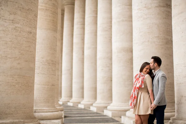 Coppia felice a Roma — Foto Stock