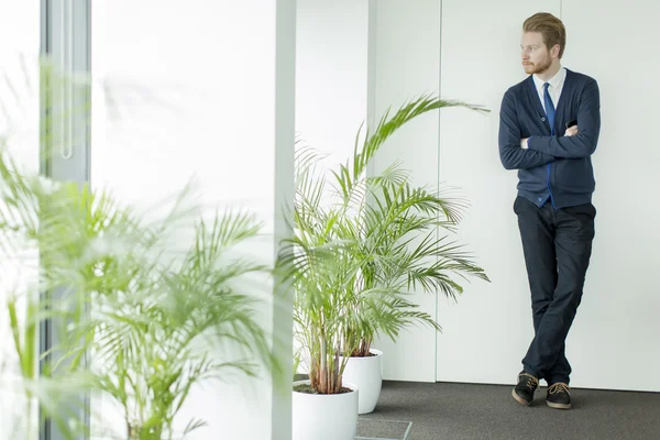 Junger Mann im Büro — Stockfoto