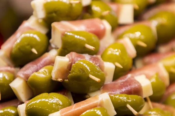 Fromage au jambon et aux olives — Photo