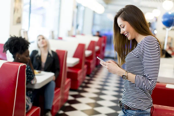 Young woman with a phone