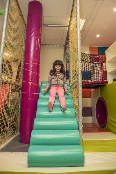 Cute girl in the playroom — Stock Photo, Image