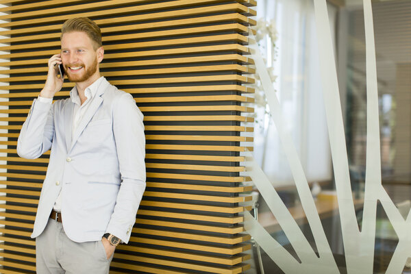 Young man in the office