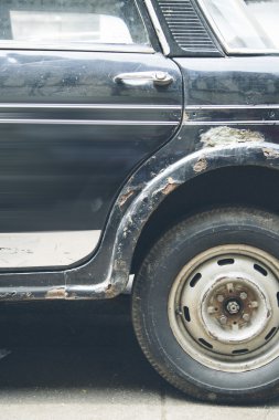 Eski bir araba detay