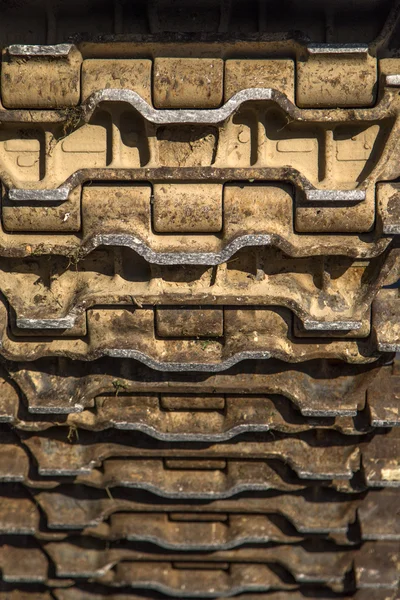 Pattern of a military tank — Stock Photo, Image